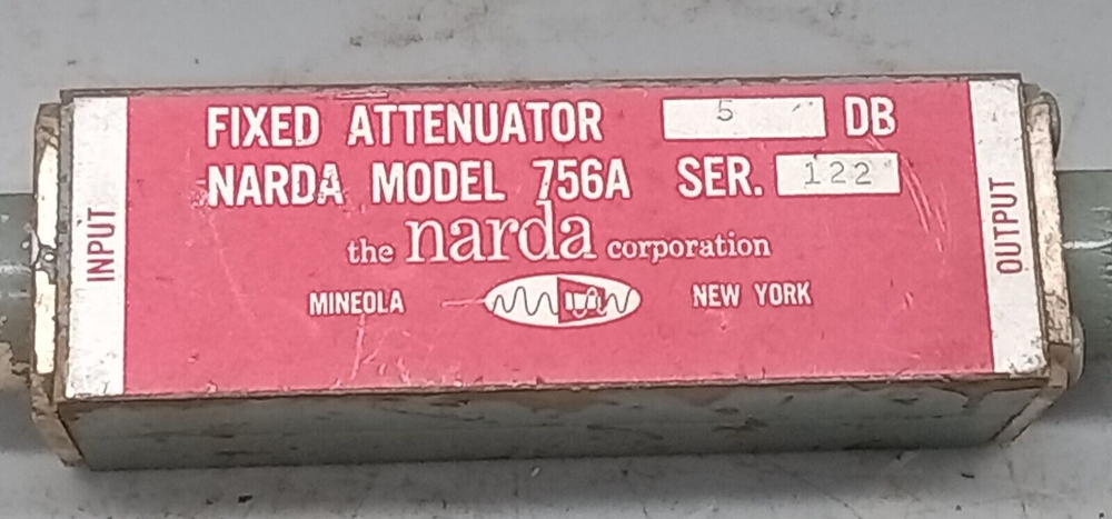 Narda 756A Fixed Attenuator 5 DB