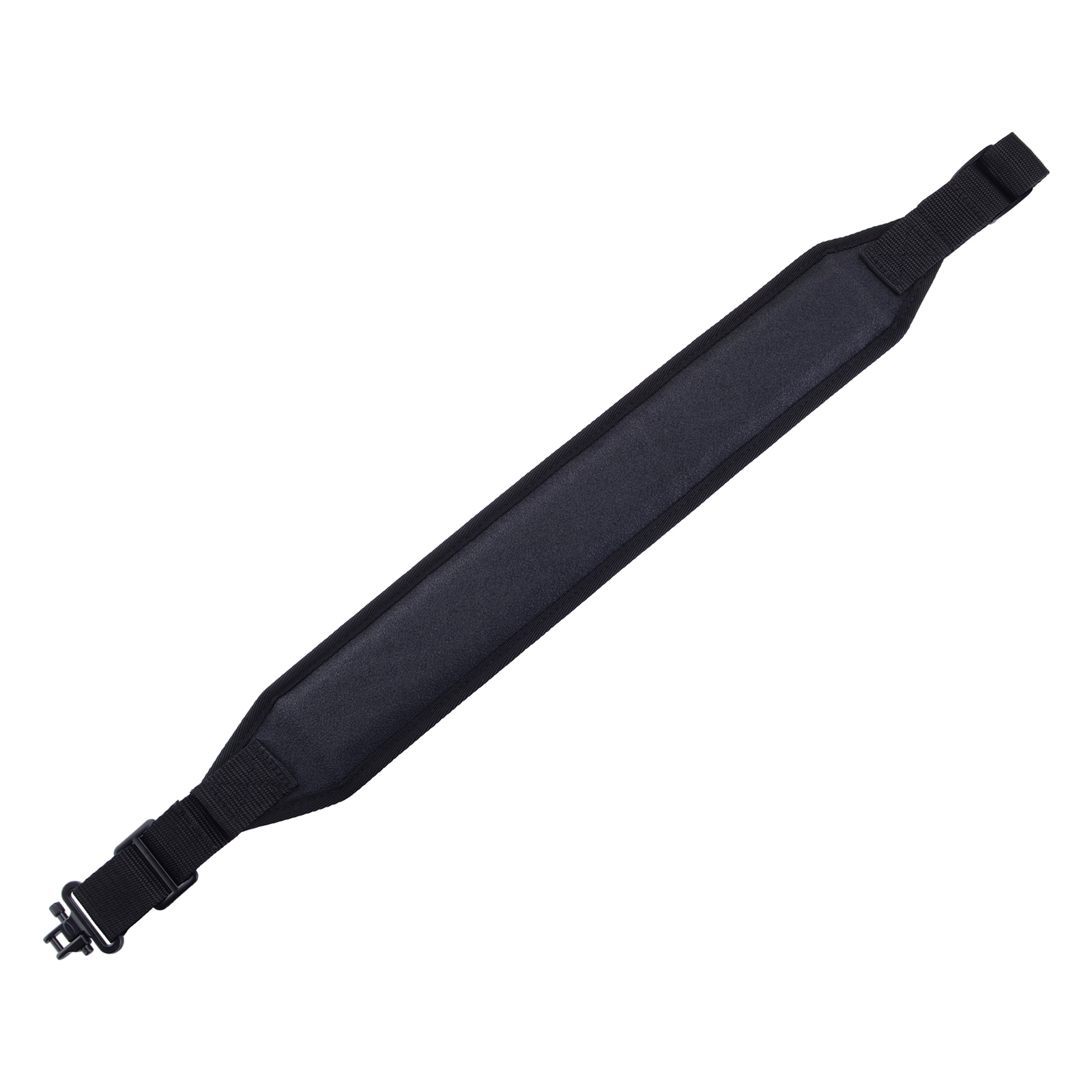 Black Shotgun Sling with 15 Shell Holder, 2 Point Non-Slip Adjustable Sling