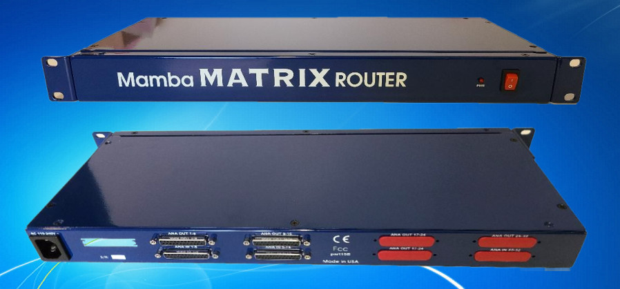 Mamba Audio MATRIX Router 16x16 Analog Matrix Switcher with Digital App control