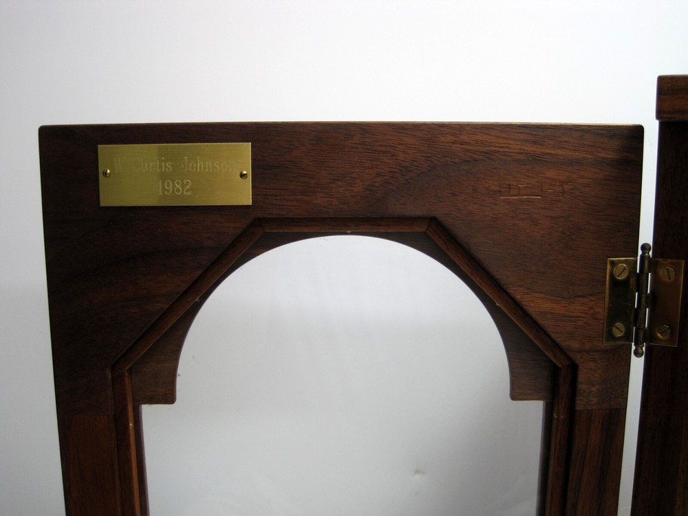 Beautiful Hand Made Solid Walnut Wall Clock Hermle German Movement