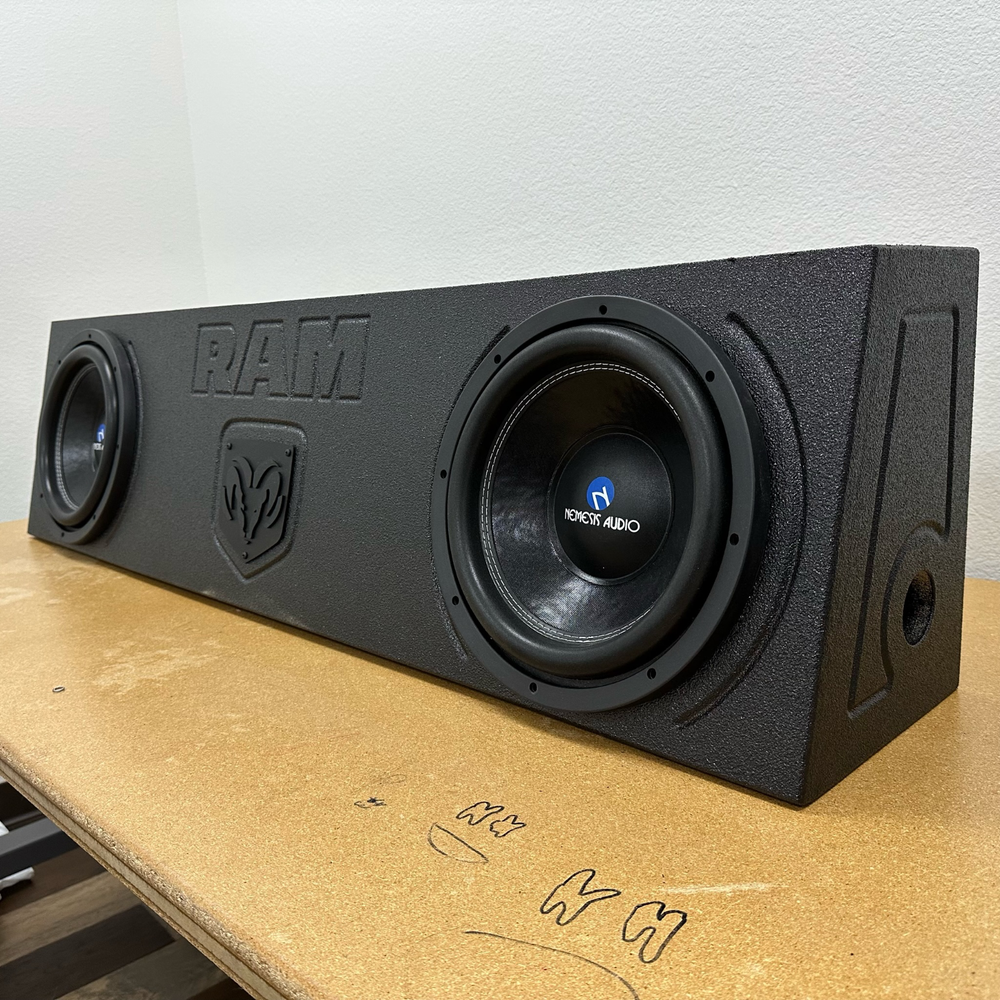 2002-2021 Dodge Ram Single Cab Sub Box 2x10” Ported Subwoofer Enclosure