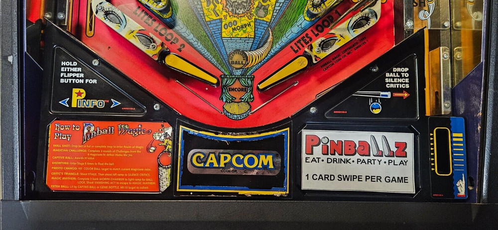 PINBALL MAGIC Pinball Machine - Capcom 1995 - 2110