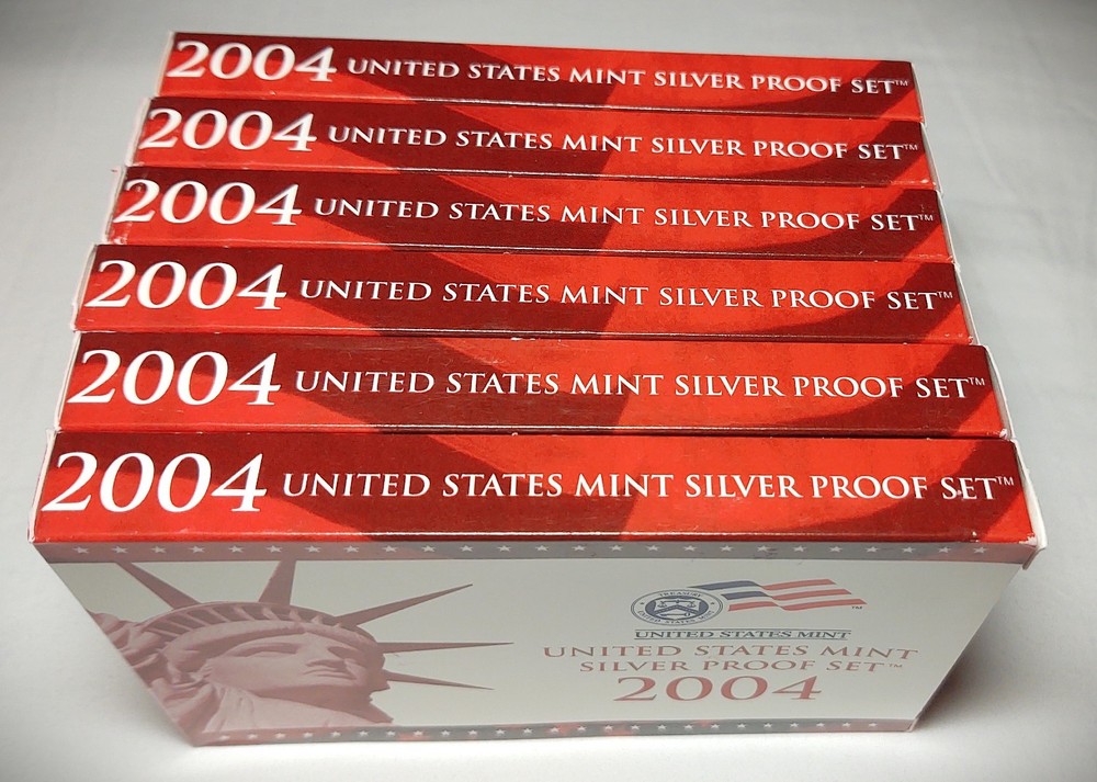 2004 Silver Proof Set U.S. Mint - Original Government Packaging with COA