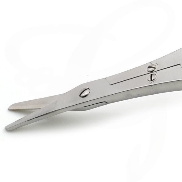 Caplan Nasal Bone Scissors 8" Double Action Serrated Tungsten Carbide
