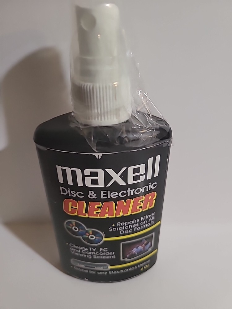 Maxwell Disc Electronic Cleaner 4oz Solution VTG New