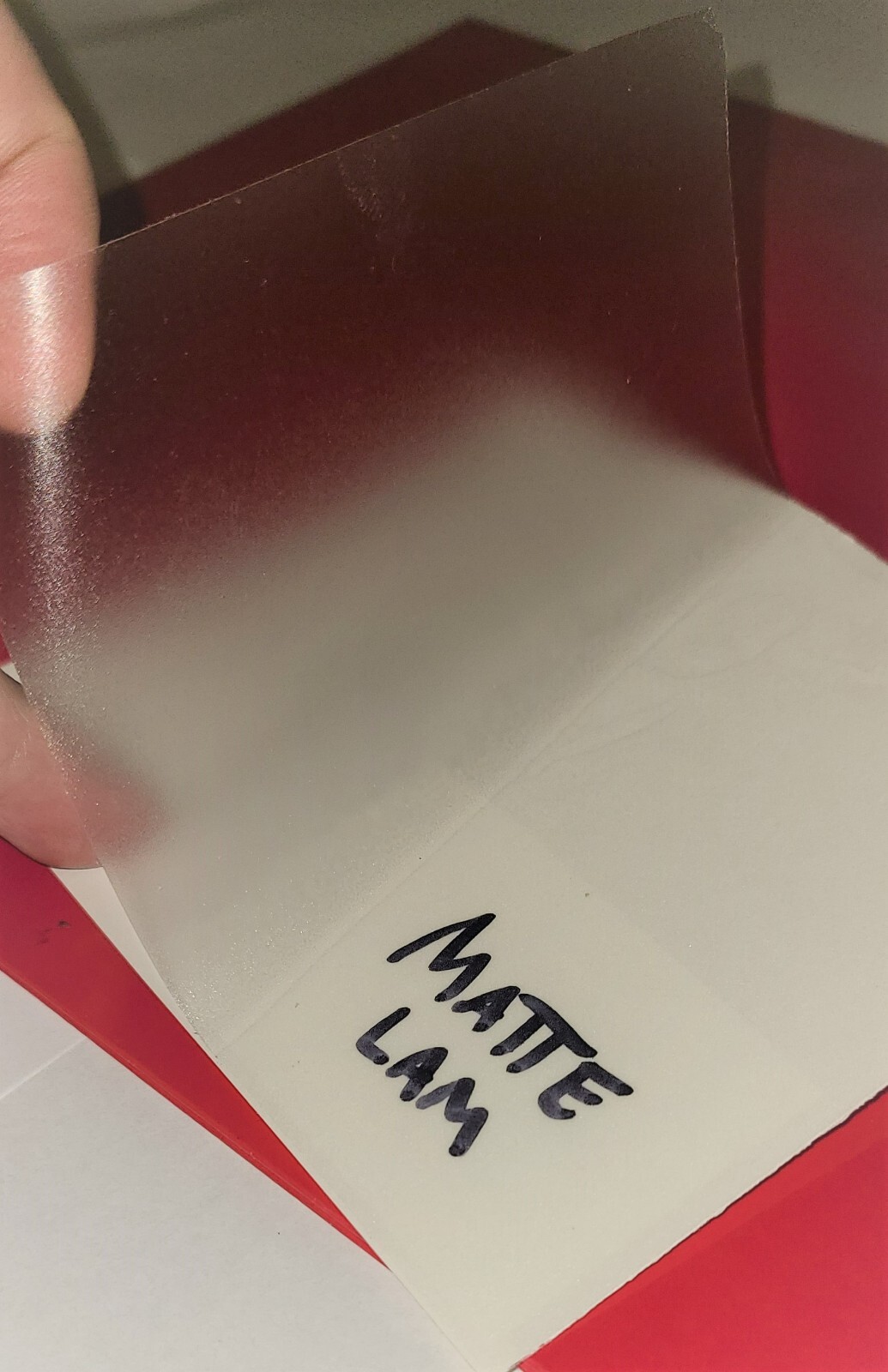 3.0 mil Matte Clear Vinyl Cold Pressure-Sensitive Laminate Self-Adhesive UV 4-YR