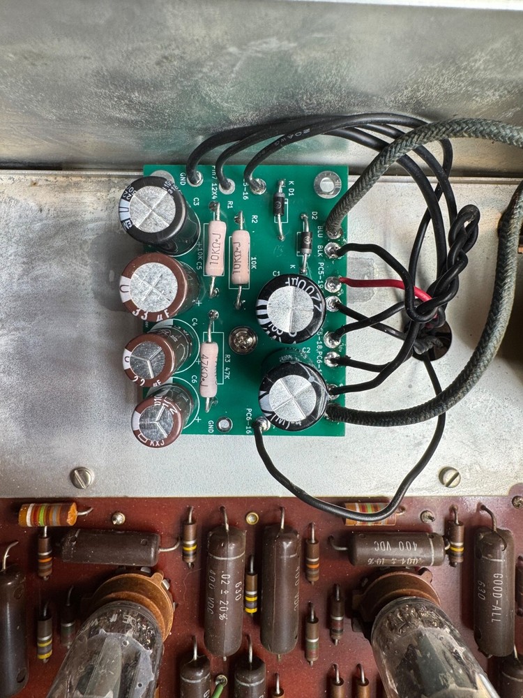 DYNACO PAS 2 PAS 3 capacitors power supply board bare