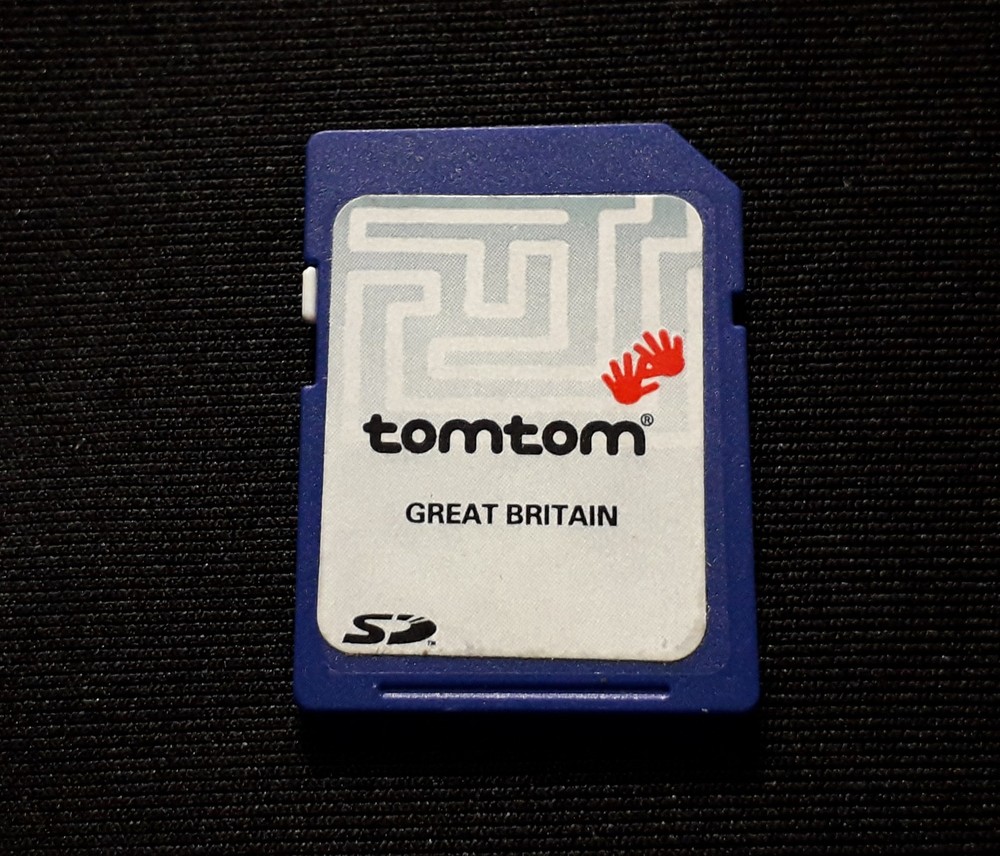 TOM TOM SAT NAV SD CARD GREAT BRITAIN GB MAPS Great Britain TomTom