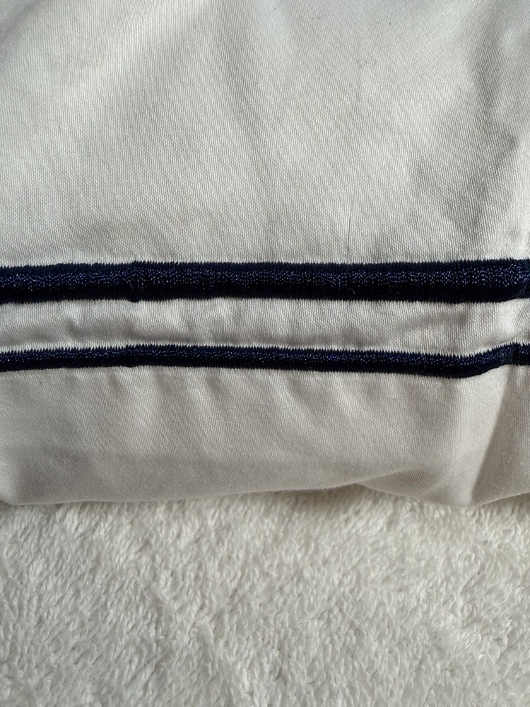 Hotel Collection Coordinated Basics Queen Flat Sheet Navy