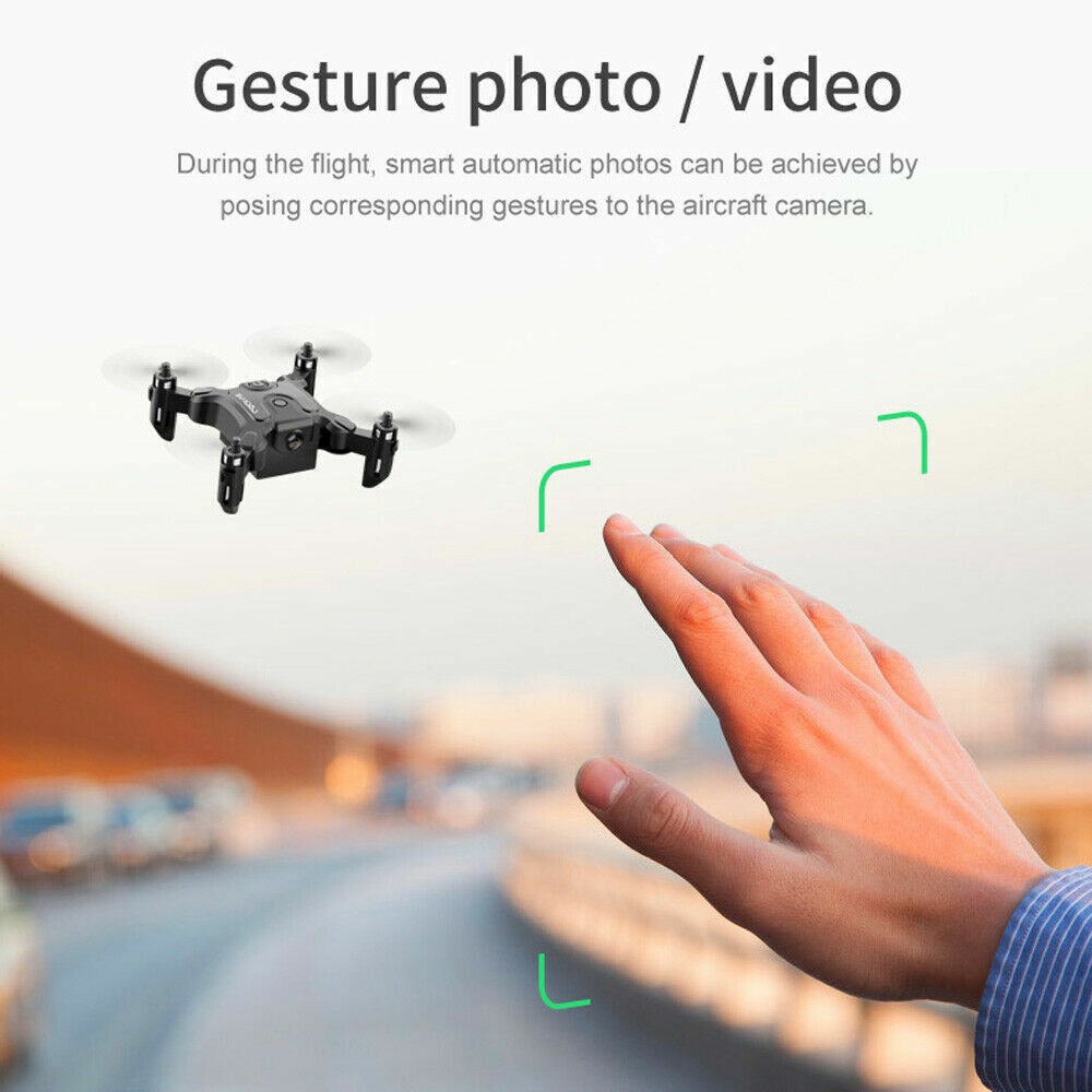 4DRC V2 Mini Drone WIFI FPV Wide Angle 4K HD Camera Selfie Foldable Quadcopter
