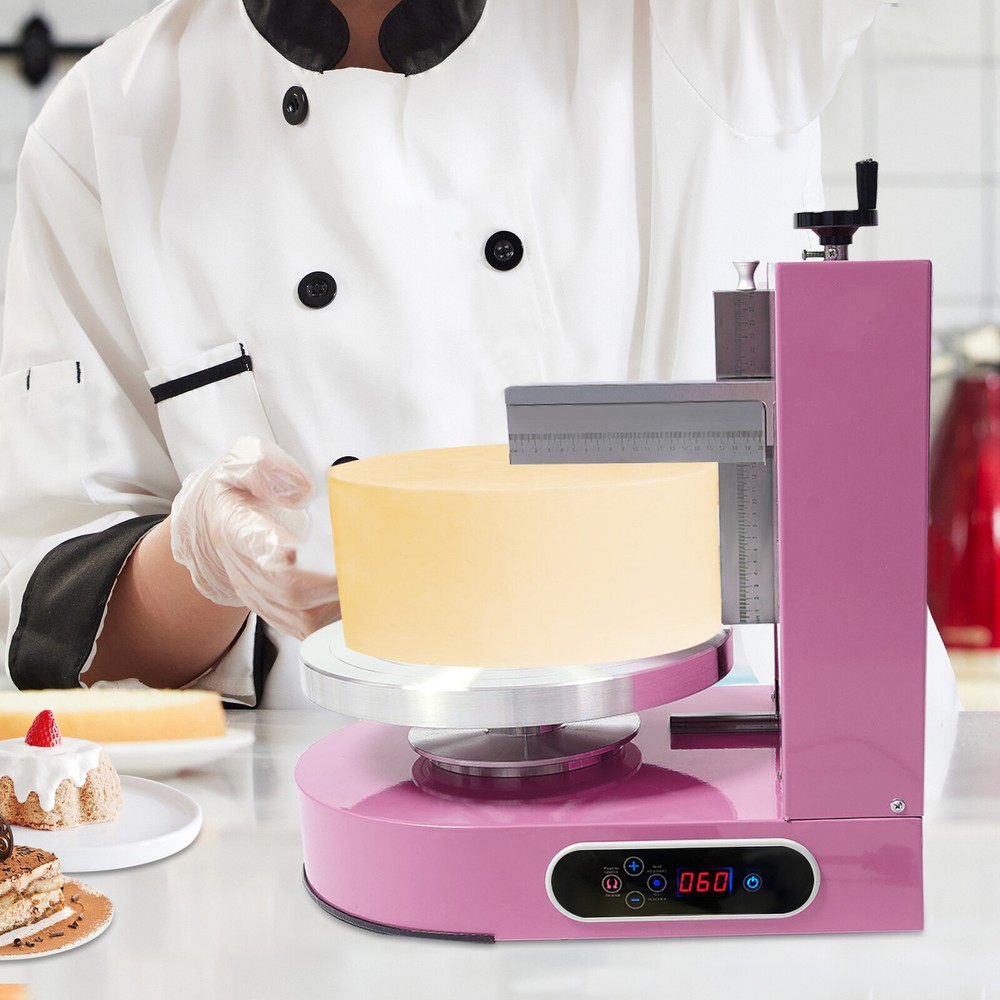 Adjustable Cake Decorating Machine Cake Cream Spreading Machine LCD Display 200W
