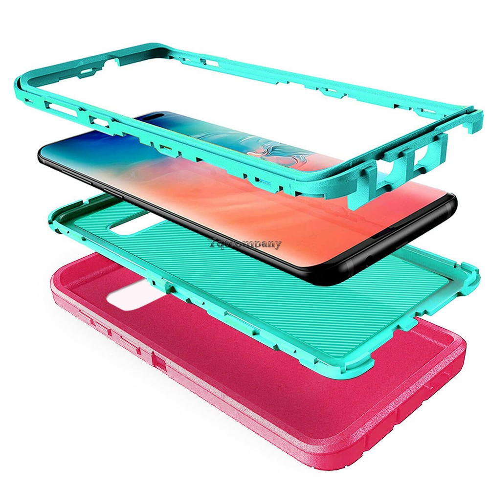 For Samsung Galaxy S10 Plus Shockproof Heavy Duty Case Cover / Screen Protector