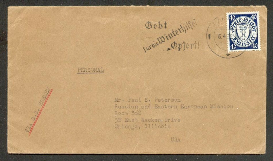 Gdansk 295 Ef Nach USA (E7358