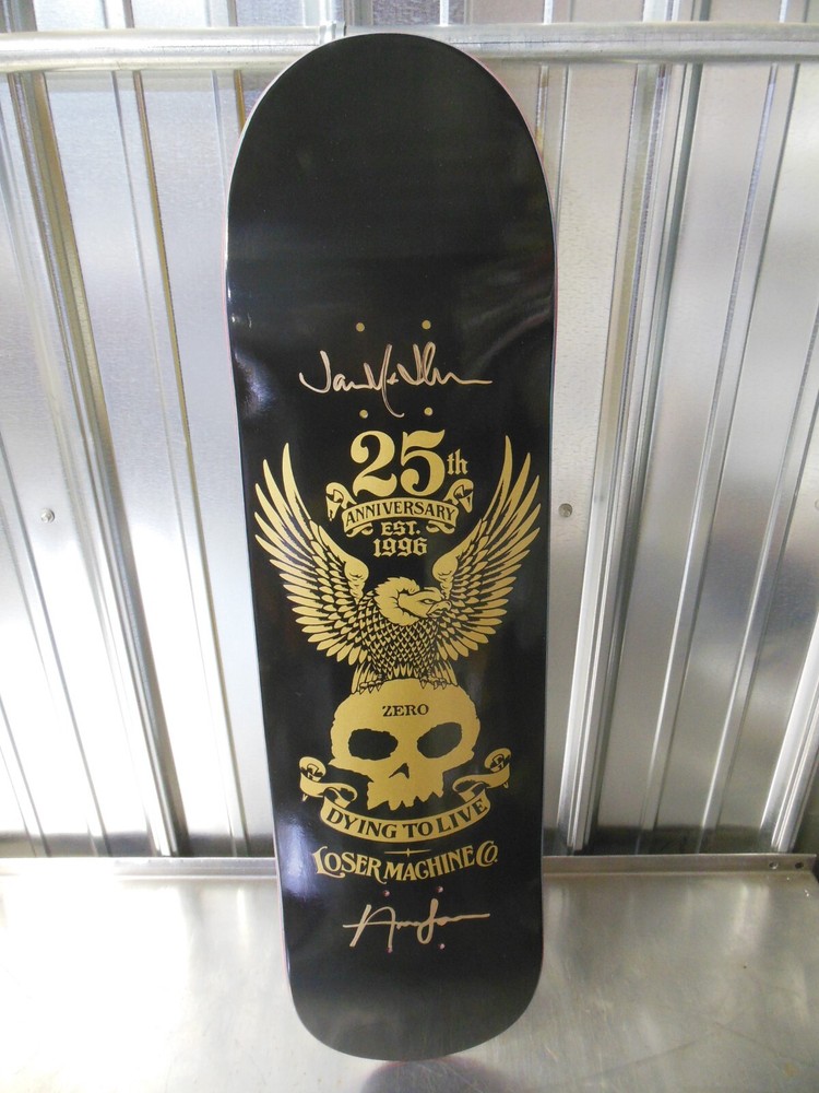 Zero x Loser Machine 25th Deck NEW Signed By Jamie Thomas Adrian Lopez FREE GIFT