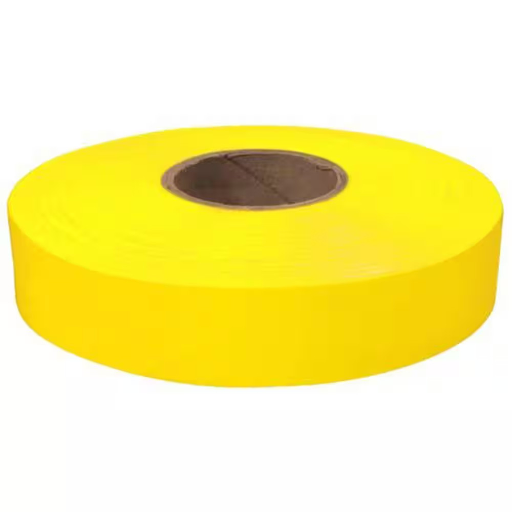 1 In. X 600 Ft. Flagging Tape in Yellow