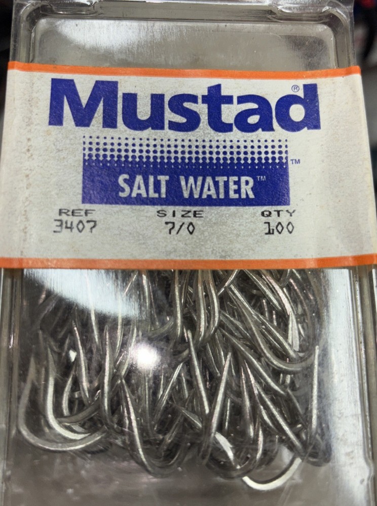 Mustad 3407 O'Shaughnessy Salt Water Hook