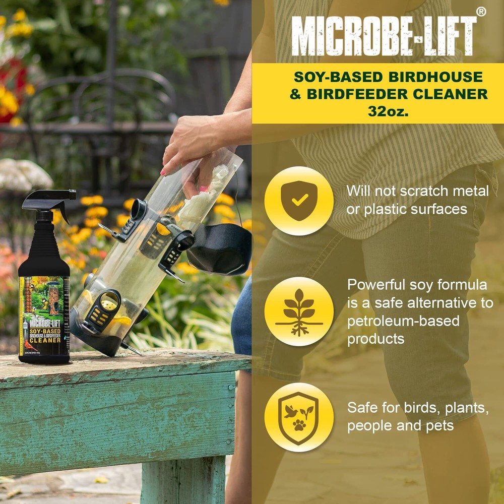 Microbe-Lift Soy-Based Birdhouse & Birdfeeder Cleaner