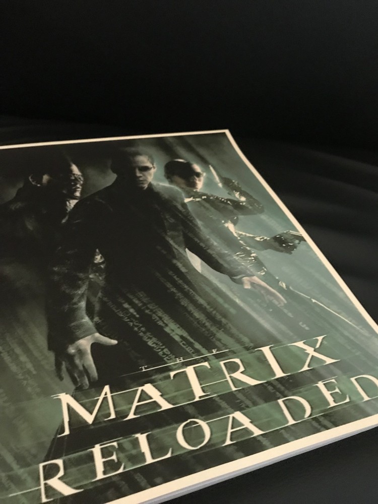 Warner Bros. THE MATRIX TRILOGY Rare Script SCREENPLAY SET Collection