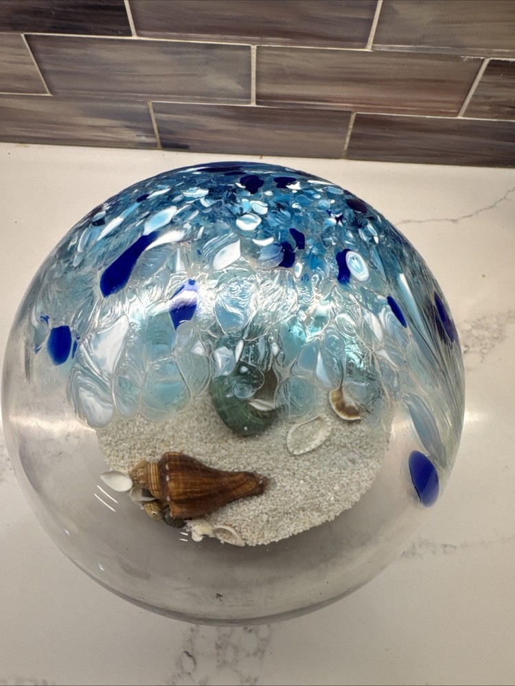 Seashell And Sand Globe 8 Inch’s