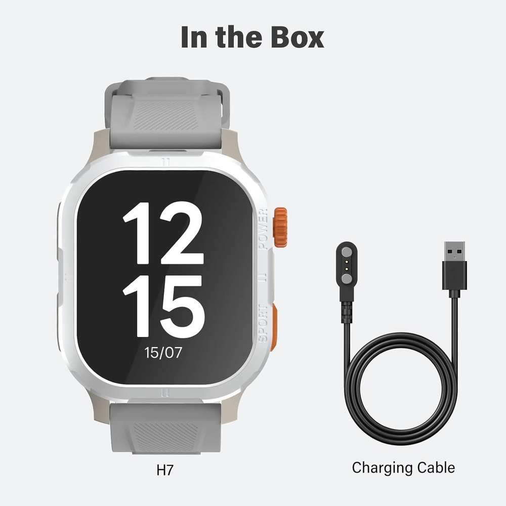 Smart Watch, 2.13‘’ AMOLED Display, 5ATM Waterproof, Voice Assistant, Multiple S
