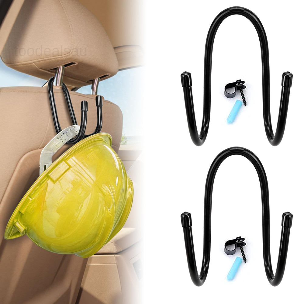 (2PCS) Upgraded Rack Holder - Flexible & Portable Hanger/Hook for Over Black