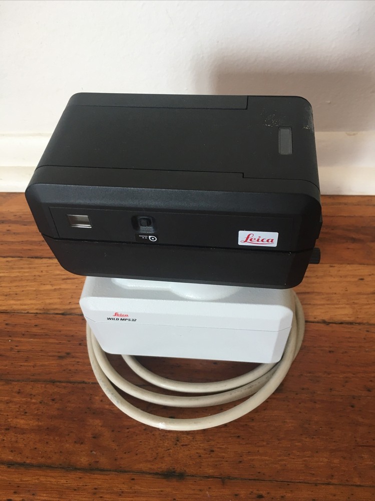 Leica Wild Leitz 32MPS Microscope Camera Shutter Controller Cable w/ 0.32x Lens