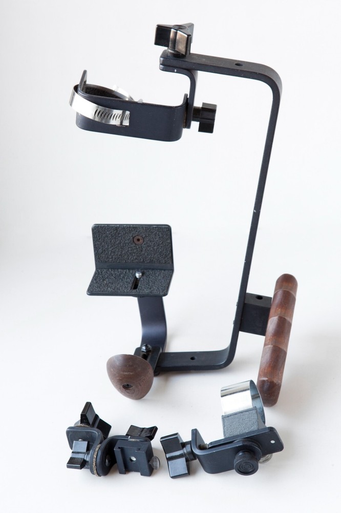 Stroboframe Professional Flash Bracket Horizontal/Vertical Camera Base +Adapters