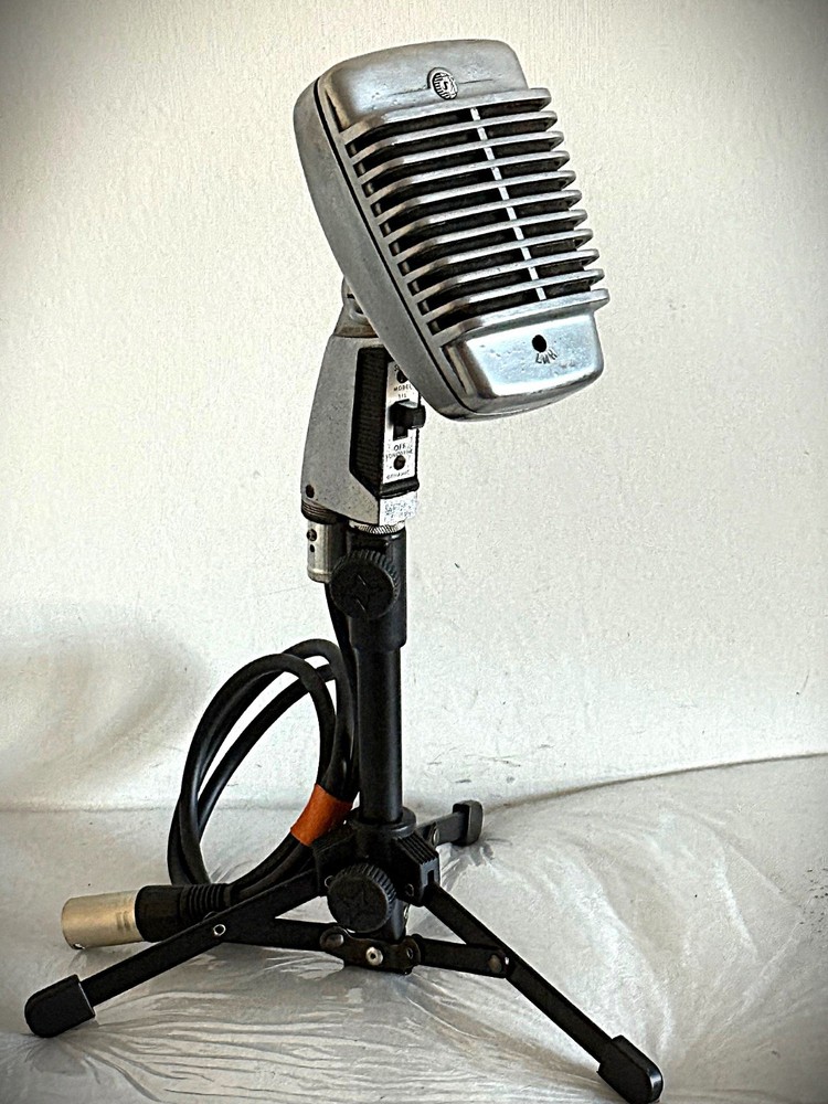 Vintage 1970's Shure 51S Sonodyne Dynamic Microphone, original element, working