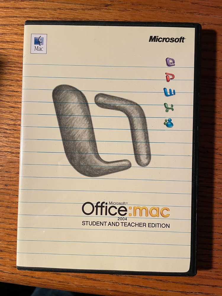 Microsoft Office Mac Student and Teacher 2004