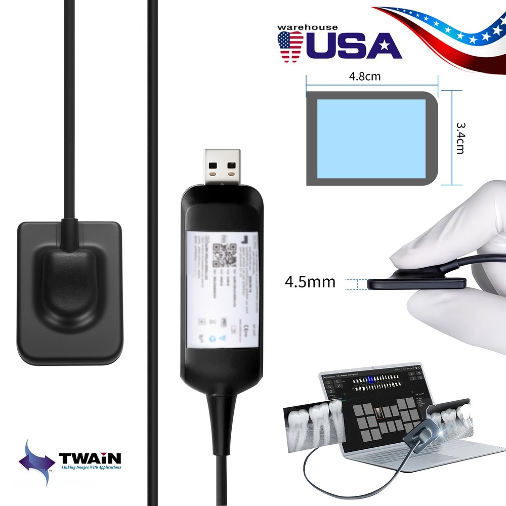 Dental X ray Sensor Digital Sensor Rayos Digital Imaging System Sensor w/ Holder