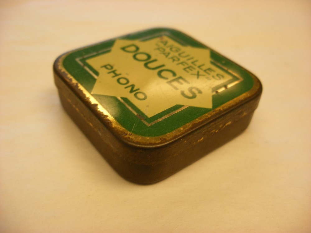 Phonograph Victrola Gramophone Needle Tin - Parfex - Douces