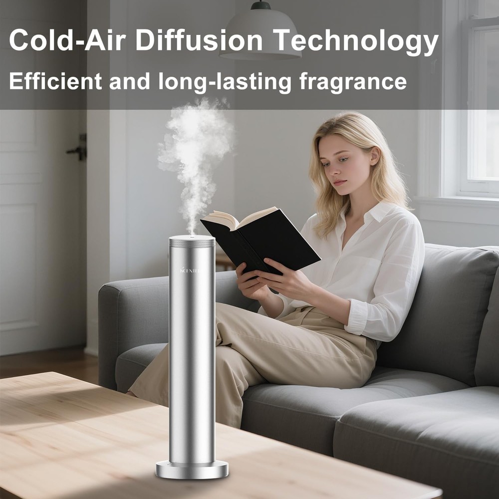 Wireless Hotel Scent Diffuser-Cordless Rechargeable Diffuser for Whole House-...