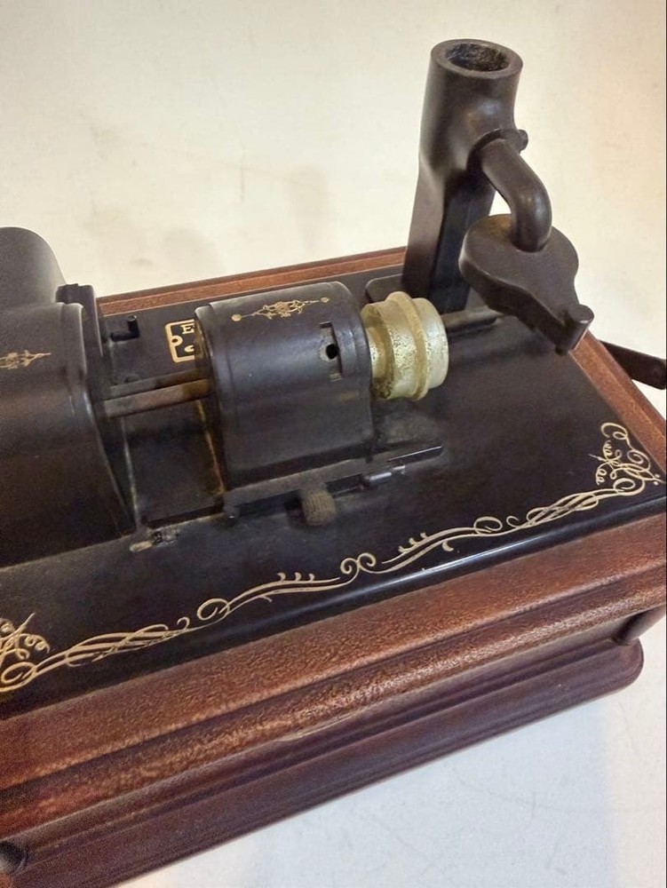 Technics Edison Opera Phonograph Style Music Box Accessory Box From Japan