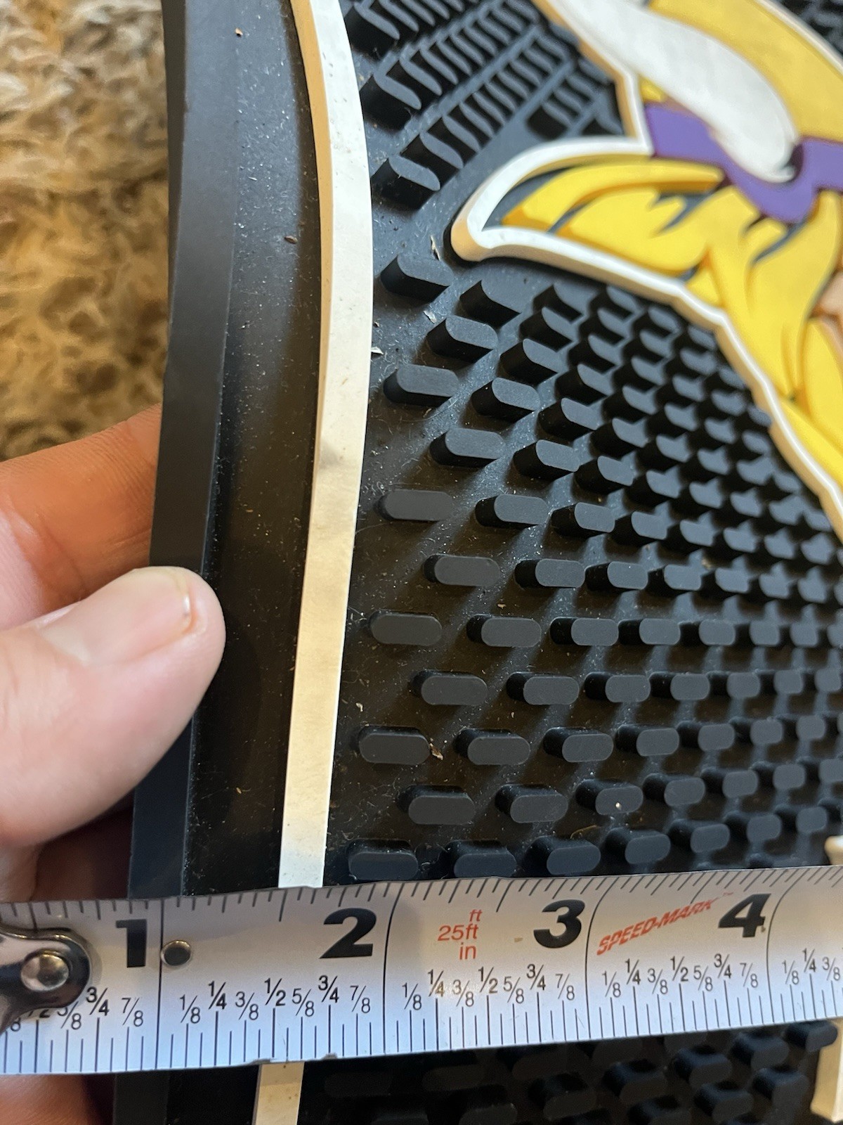 Minnesota Vikings Pendleton Whiskey Bar Spill Mat Rubber Let Er Buck Football MN