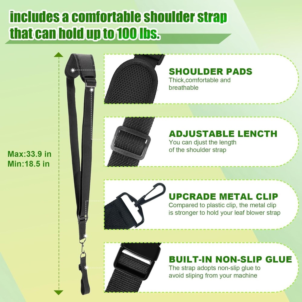 Upgraded Ergonomic Trimmer Grip, String Trimmer Handle, with Trimmer Shoulder...