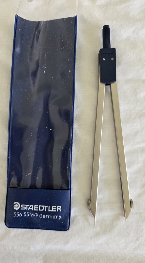 Speed-Up Geometry Ruler, Booklet, Engineering Compass, Protractor- Math Vtg