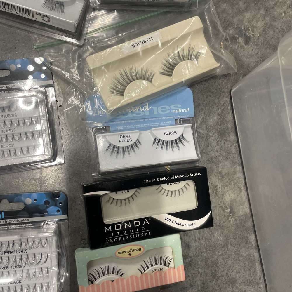Eyelashes Lot 35pcs Assorted Brands