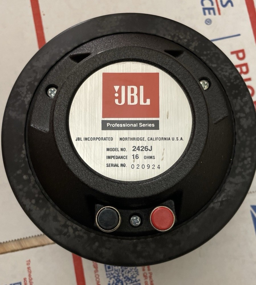 1 JBL 2426J compression driver, used  good condition 16 ohm