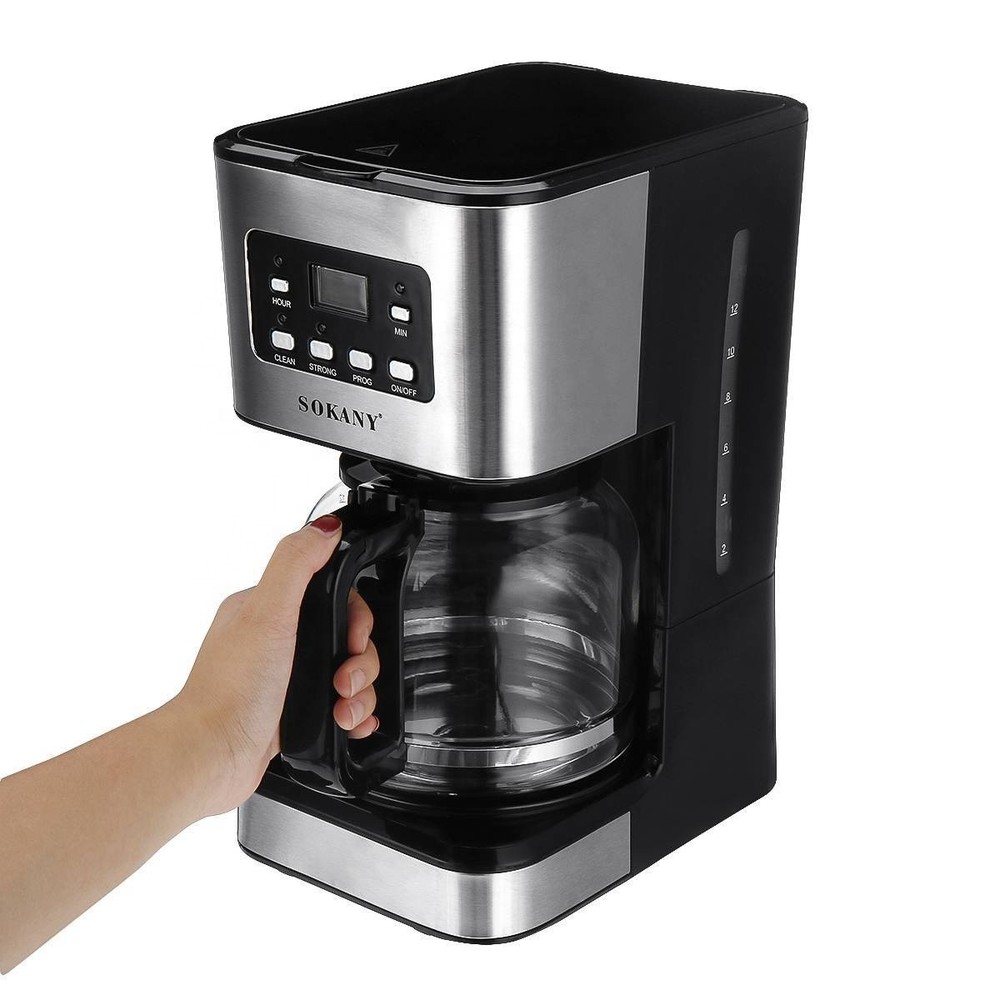 12-Cup Programmable Coffee Maker Glass Carafe, Pause & Serve, Auto Shut Off