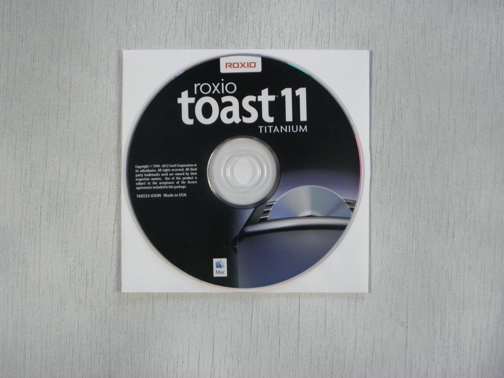 Roxio Toast 11 Titanium - Full Version for Mac - Create CDS, DVDS, & Blu-rays
