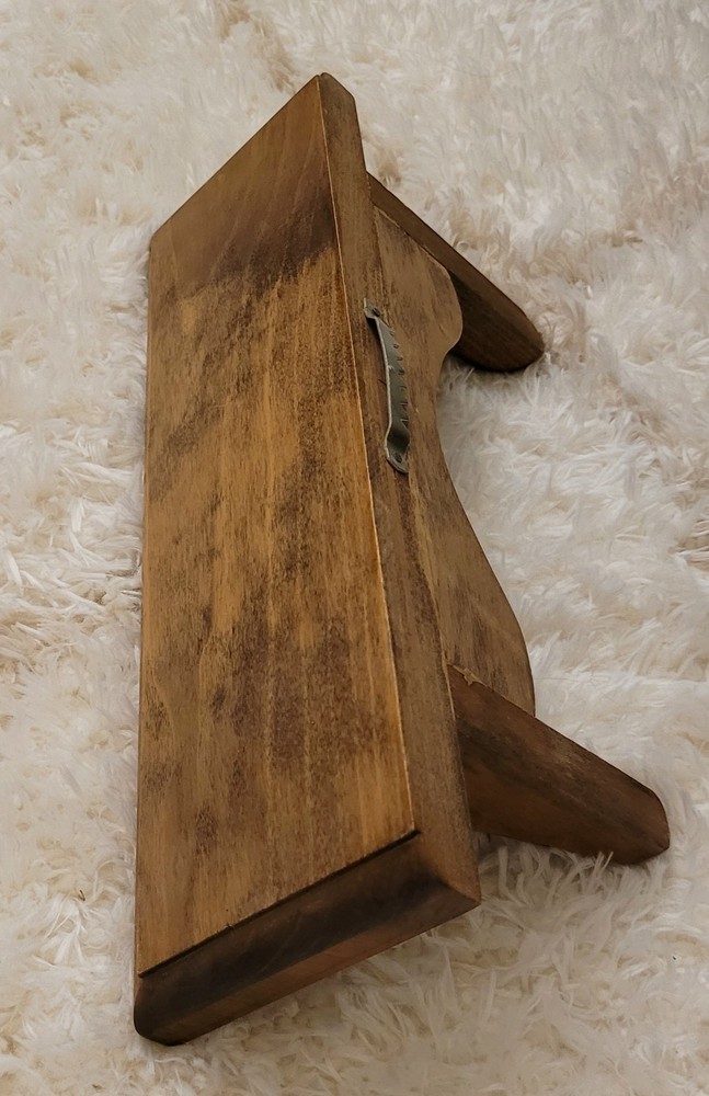 Vintage Solid Wood Wall Shelf 12" Length Cottagecore