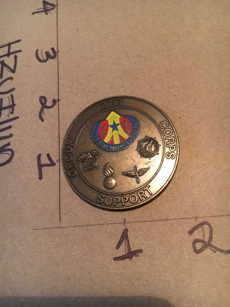 US Army 7th Corps Group Support Commander Challenge Coin 6/1/25