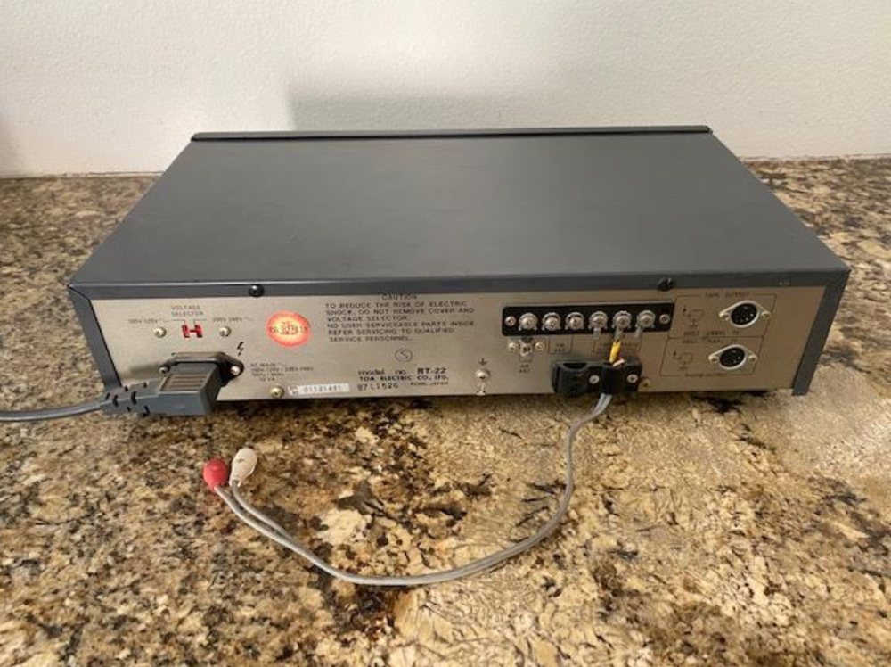 TOA RT-22 Tuner - Parts