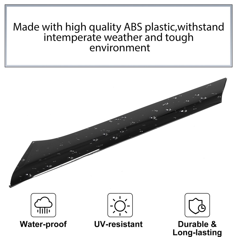For Ford Flex 2009-2019 Windshield-Outer Pillar Trim Molding Passenger Side ABS