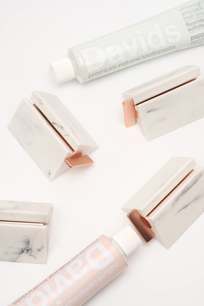 Toothpaste Squeezer Roller Toothpaste Stand marble Stone Toothpaste Tube Wring