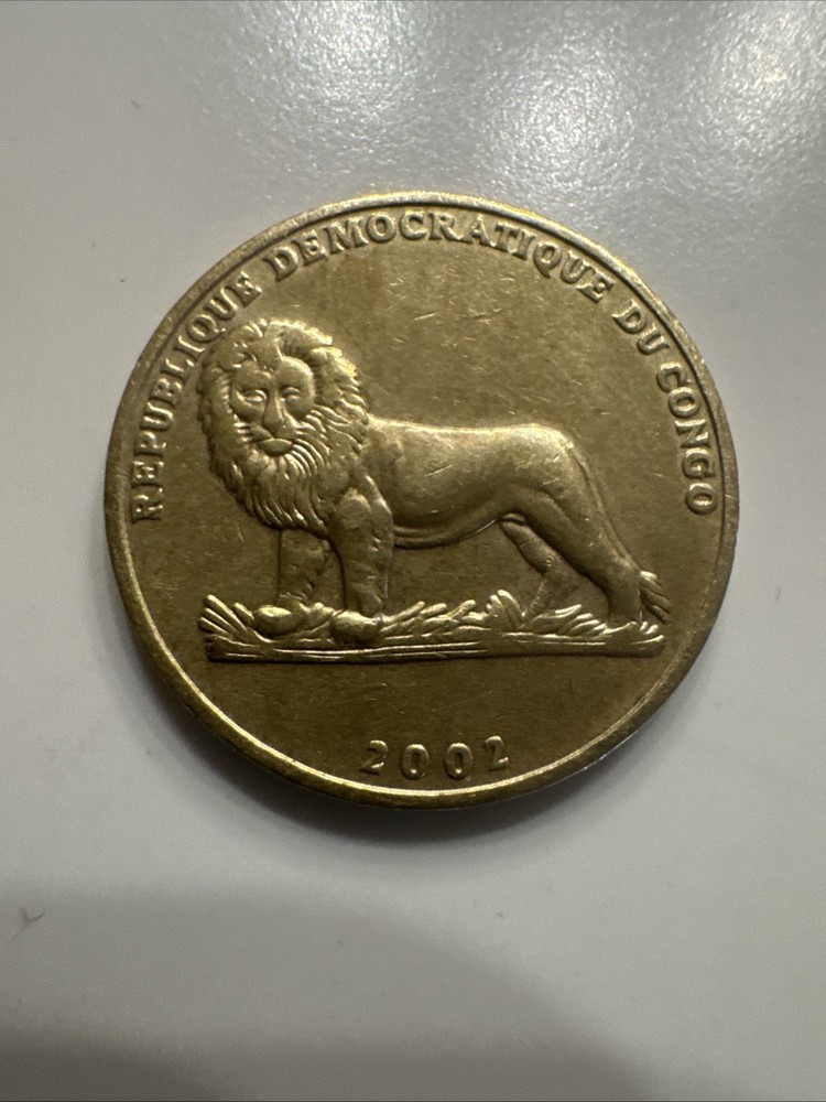Congo 2002 Franc Lion animal Chicken