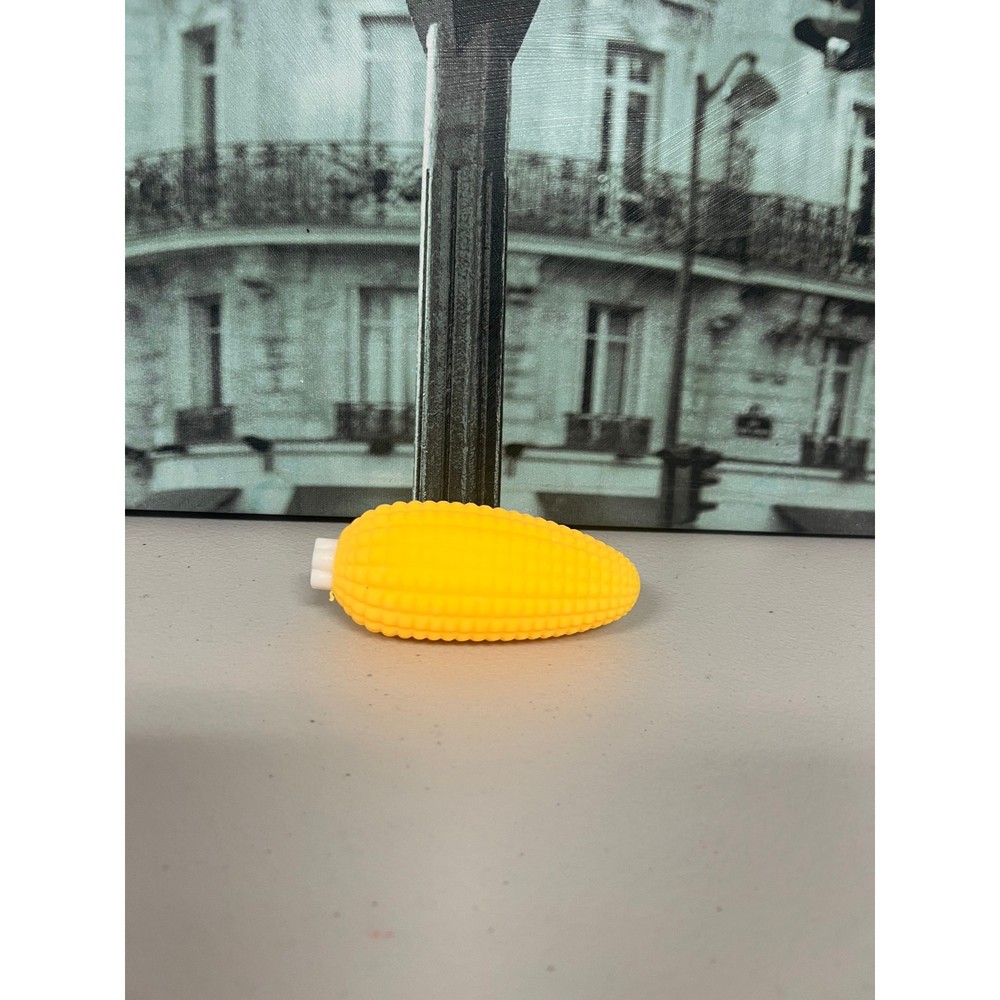 Realistic Food Squishy Toy Set - Hamburger & Corn