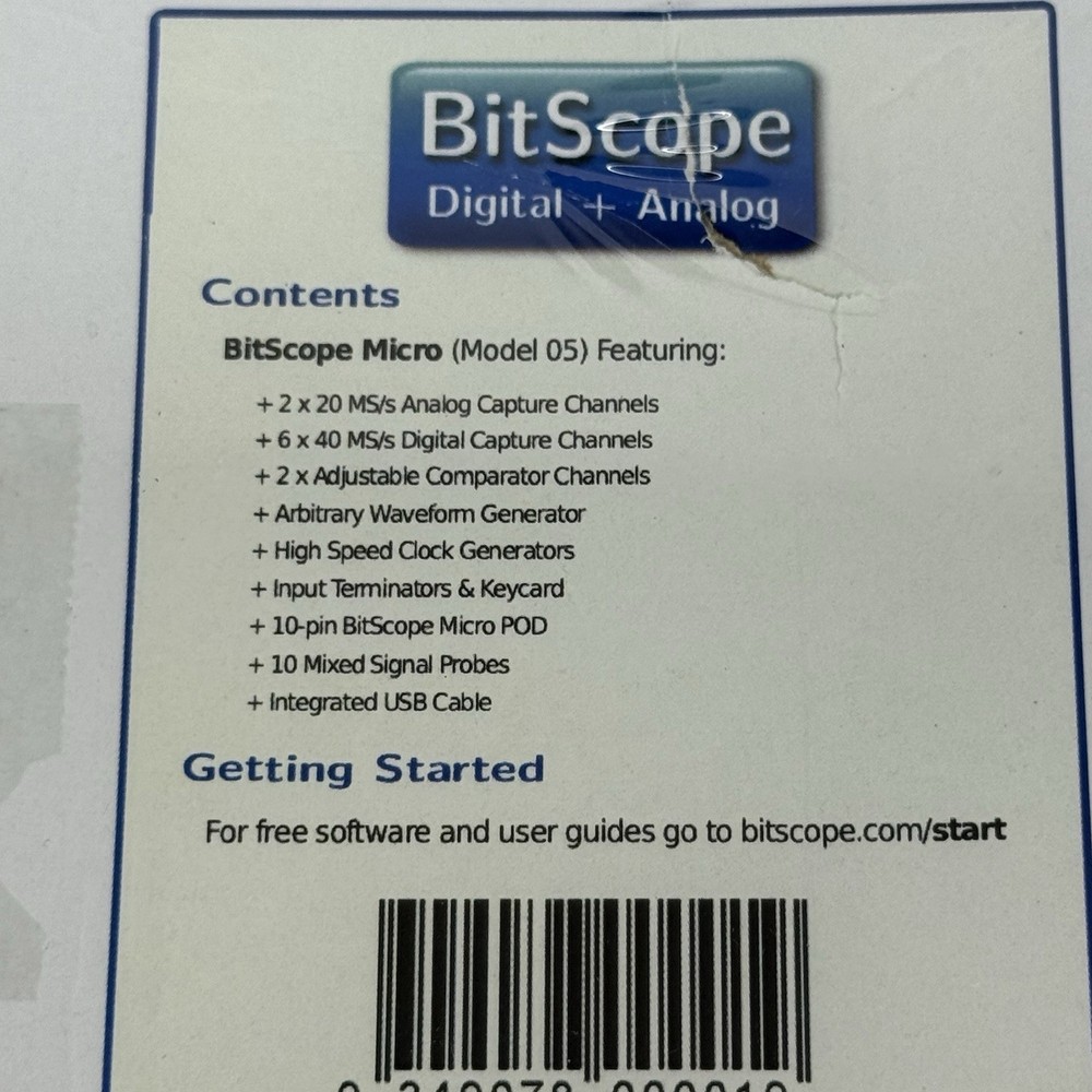 BitScope Micro Oscilloscope & Analyzer BS05 Brand New Sealed