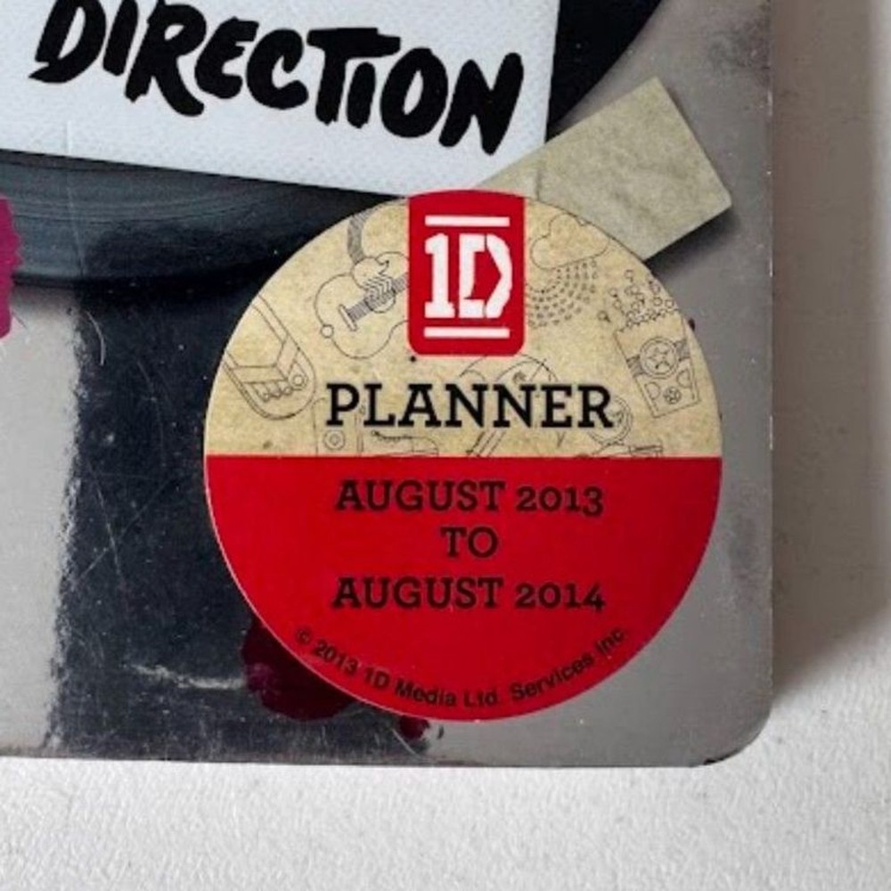 One Direction Spiral Bound Agenda Planner Journal 2013-2014