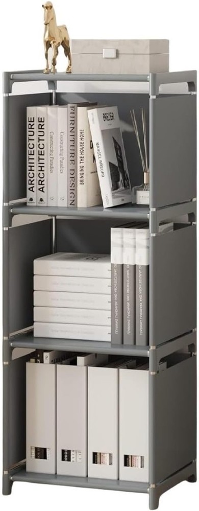 Elegant 3-Cube Storage Organizer Shelf - Space-Saving 4-Layer for Small Spaces